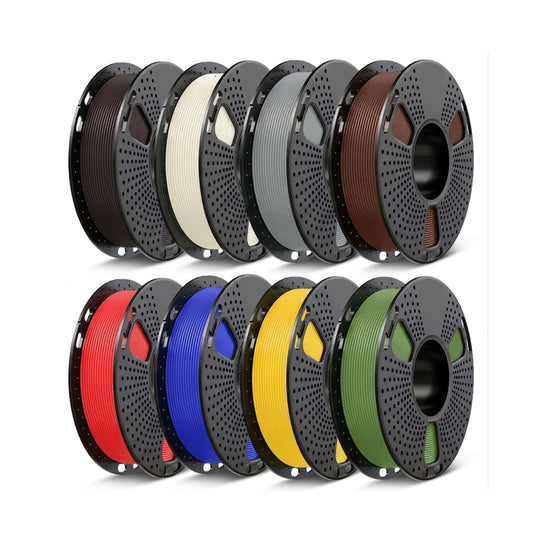250g PLA Filament Multicolor Bundle (8 Spools)