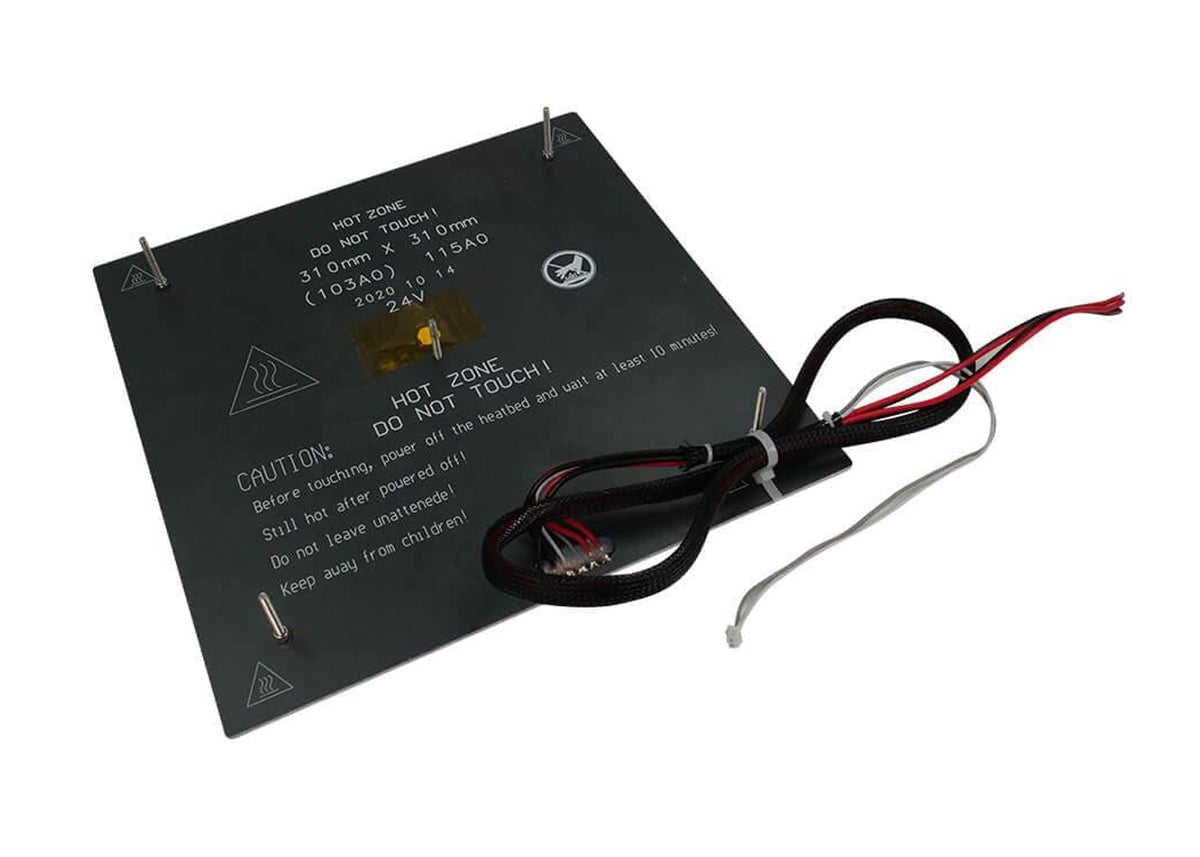 JGMaker Artist-D and Pro Hotbed with 6 Pin Cable